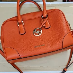 Michael Kors Vibrant Orange Satchel